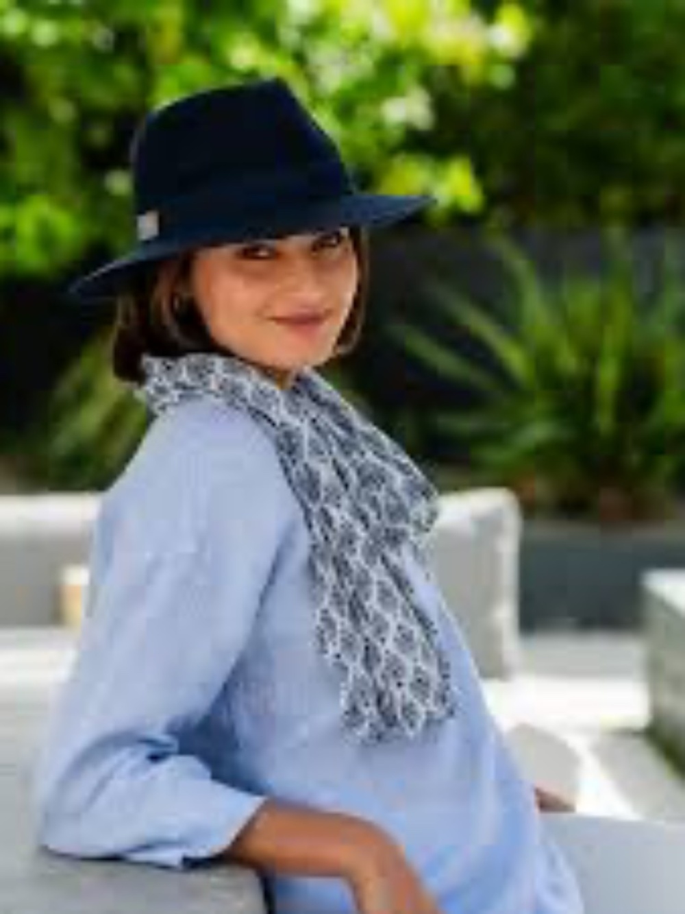 Wallaroo Carkella Limited Edition Navy fedora with magnetic emblem NWT SPF 50